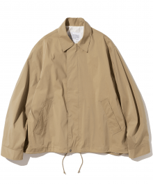 21fw single blouson jacket beige