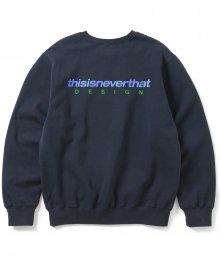 (FW21) DSN-Logo Crewneck Dark Navy