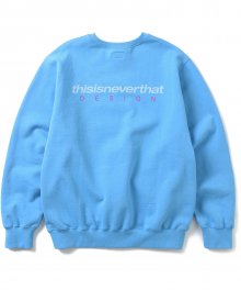 (FW21) DSN-Logo Crewneck Light Blue