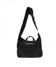 Nylon Tactical Messenger Bag Black