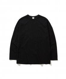 네이키 숄더 스티치 티셔츠 블랙 / GRT01-1791SS21