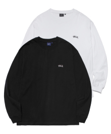 (24SS) [ONEMILE WEAR] 2PACK SMALL ARCH LS WHITE / BLACK