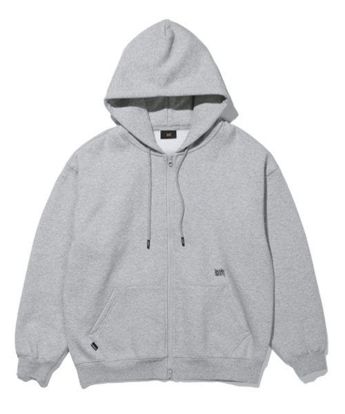 ★BROWNBREATH★ W RAGLAN STITCH HOOD ZIP UP MELANGE GREY MUSINSA | BROWNBREATH W RAGLAN STITCH HOOD ZIP UP - MELANGE GRAY