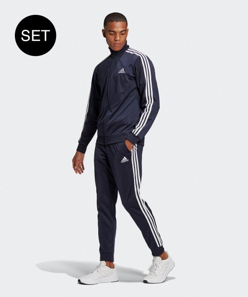 아디다스(ADIDAS) 3S 트랙수트 세트 - 네이비 / GK9658 - 95,000 | 무신사 스토어