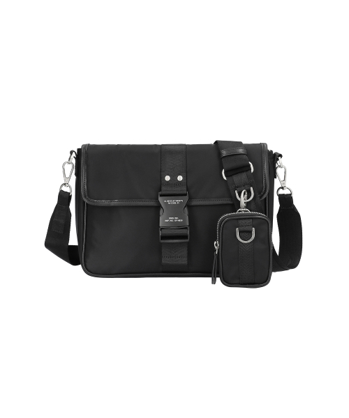 에스에스알엘(ssrl) Brevity Flap Buckle Bag / Black