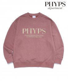 NA GALLERY X PHYPS® LOGO CREWNECK REDBEAN