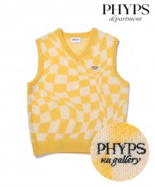 NA GALLERY X PHYPS® NA PHYCHEDELIC ART BRUSHED VEST YELLOW