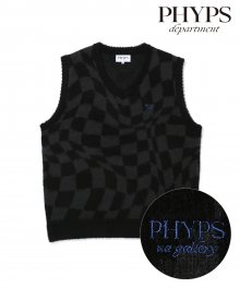 NA GALLERY X PHYPS® NA PHYCHEDELIC ART VEST CHARCOAL