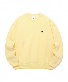 U LOGO SWEATSHIRTS_YELLOW(IK2BFMM441A)