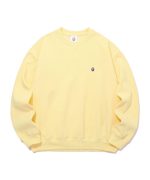 U LOGO SWEATSHIRTS_YELLOW(IK2BFMM441A)