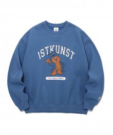 ARCH THUNDER BEAR SWEATSHIRTS_INDIE BLUE(IK2BFMM457A)