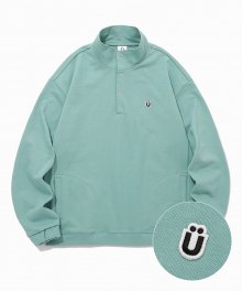 U LOGO PULL OVER SWEATSHIRTS_MINT(IK2BFMM491A)