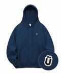 U LOGO WAPPEN HOODIE_DEEP BLUE(IK2BFMM400A)