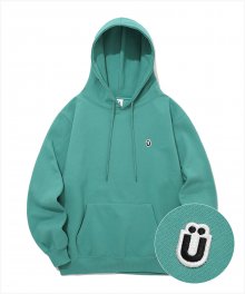 U LOGO WAPPEN HOODIE_DUST MINT(IK2BFMM400A)