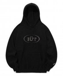 OVAL LOGO HOODIE_BLACK(IK2BFMM401A)