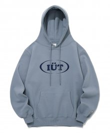 OVAL LOGO HOODIE_BLUE(IK2BFMM401A)