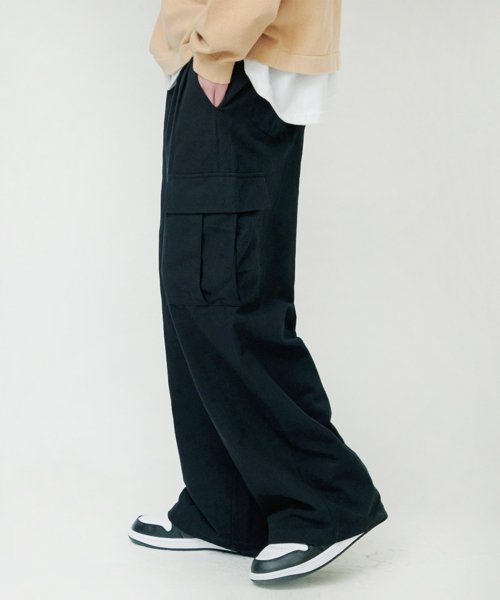 Amazon.com: Men Big Pocket Cargo Pants Casual Big Size Trousers Black S :  Clothing, Shoes & Jewelry