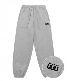 UUU LOGO WIDE SWEATPANTS_GREY(IK2BFMPA11A)