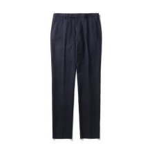 navy wool silk suit pants_CWFCA21612NYX