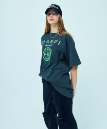 UNISEX TSHIRT UNIV WASHED_CHARCOAL GRASS