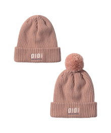 OI LOGO BALL BEANIE [PINK]