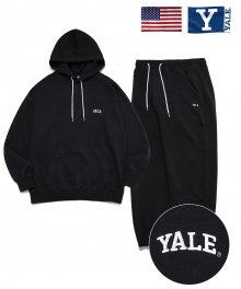 [ONEMILE WEAR] SMALL ARCH HOODIE+JOGGER PACKAGE BLACK
