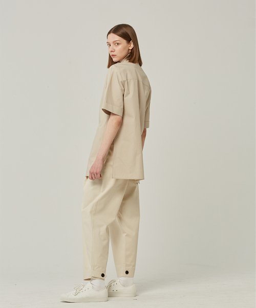 Solid one tuck брюки