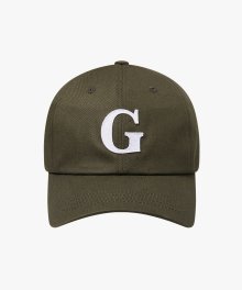 WHO KNOWS G LOGO BALL CAP - KHAKI