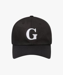 WHO KNOWS G LOGO BALL CAP - BLACK