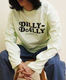 딜리 댈리 롱슬리브 티셔츠 민트