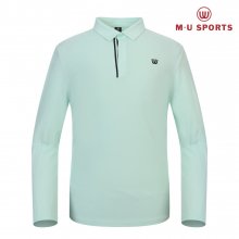 배색 포인트 티셔츠 MU21522TL53-MIT
