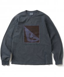 Cocktail L/S Tee Charcoal
