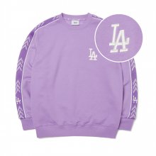 씸볼 테이프 오버핏 맨투맨 LA (Lavender)