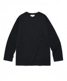 유니섹스 에센셜 롱 슬리브 티셔츠 블랙