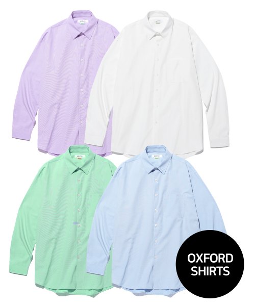 옥스포드 오버핏 셔츠 4 COLOR