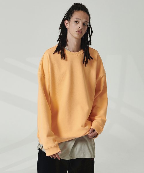 Oversized Sweatshirt Orange