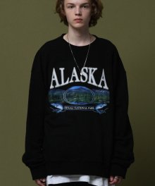 DTP 알래스카 스웨트셔츠 블랙