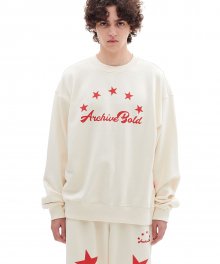 STARS SWEAT SHIRTS (CREAM)