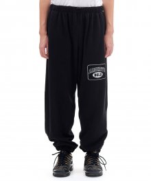 TEAM 939 OVERSIZED FLEECE PANTS (BLACK)