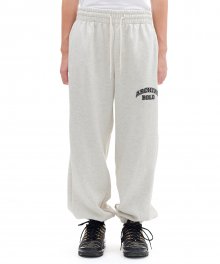 ARCH LOGO SWEAT PANTS (OATMEAL)