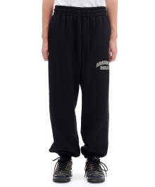 ARCH LOGO SWEAT PANTS (BLACK)