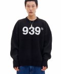 939 LOGO KNIT (BLACK)