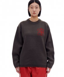 AB EMBLEM KNIT (GRAY)