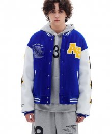 AB SCOUT CLUB VARSITY JACKET (BLUE)