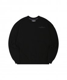 LOCATION LOGO BLACK SWEATSHIRT