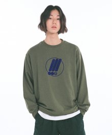 Symbol Graphic Sweatshirts Khaki