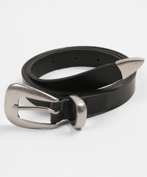 도프제이슨(doffjason) 심플 웨스턴 하드레더 벨트