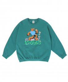 S**t Bear Sweatshirts Blue Green