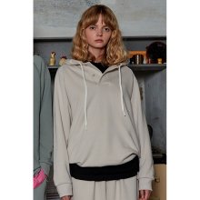 sadsmile button hoodie sweat shirt(set-up)_CQTAW21522IVX