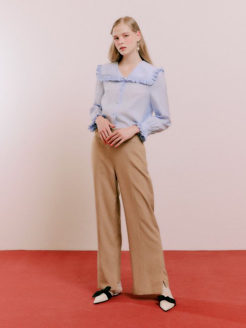 side slit semi wide брюки SWSLLI0300